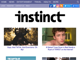 'instinctmagazine.com' screenshot