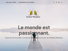 'institut-pandore.com' screenshot