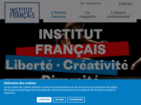 'institutfrancais.com' screenshot