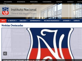 'institutonacional.cl' screenshot