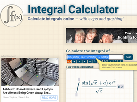 'integral-calculator.com' screenshot