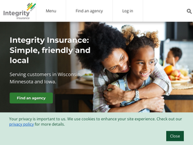 'integrityinsurance.com' screenshot