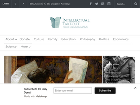 'intellectualtakeout.org' screenshot
