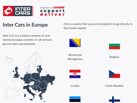 'intercars.eu' screenshot