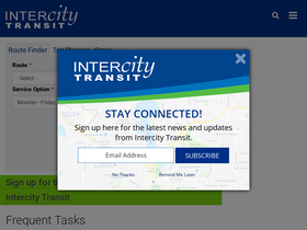 'intercitytransit.com' screenshot