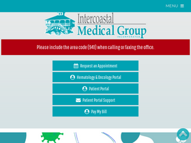 'intercoastalmedical.com' screenshot