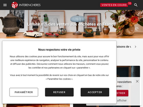 'interencheres.com' screenshot