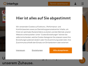 'interhyp.de' screenshot