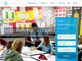 'international-schools-database.com' screenshot