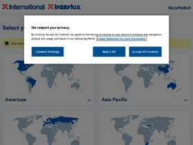 'international-yachtpaint.com' screenshot