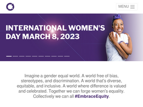 'internationalwomensday.com' screenshot