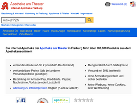 'internet-apotheke-freiburg.de' screenshot