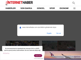 'internethaber.com' screenshot