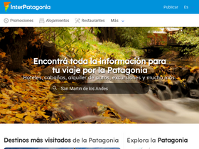 'interpatagonia.com' screenshot