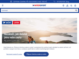'intersport.cz' screenshot