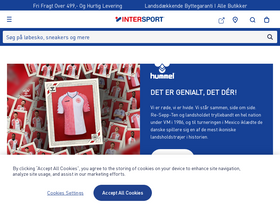 'intersport.dk' screenshot