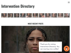 'intervention-directory.com' screenshot