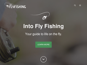 'intoflyfishing.com' screenshot