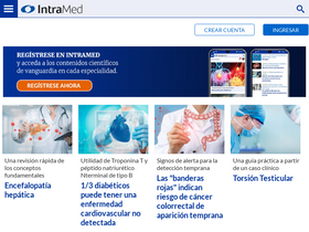 'intramed.net' screenshot