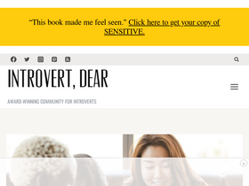 'introvertdear.com' screenshot