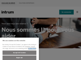 'intrum.fr' screenshot