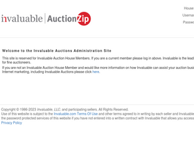 'invaluableauctions.com' screenshot