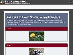 'invasive.org' screenshot