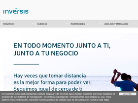 'inversis.com' screenshot