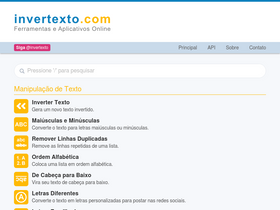 'invertexto.com' screenshot