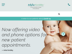 'inviafertility.com' screenshot