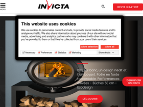 'invicta.fr' screenshot