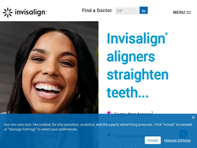 'invisalign.com' screenshot