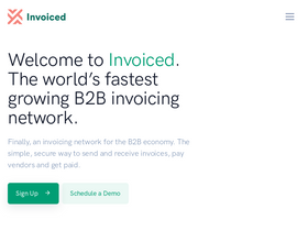 'invoiced.com' screenshot