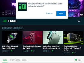 'io-tech.fi' screenshot