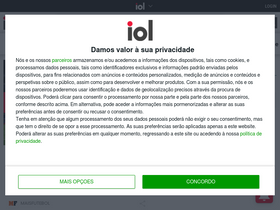 'iol.pt' screenshot