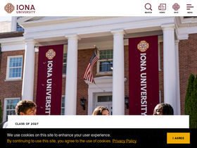 'iona.edu' screenshot