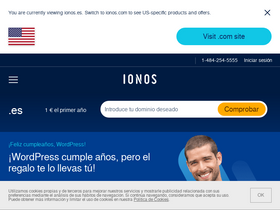 'ionos.es' screenshot