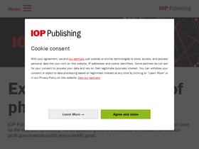 'ioppublishing.org' screenshot