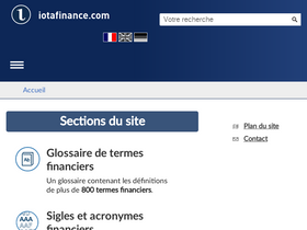 'iotafinance.com' screenshot