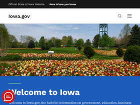'iowa.gov' screenshot