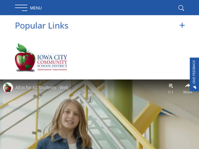 'iowacityschools.org' screenshot