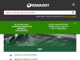 'iowadot.gov' screenshot