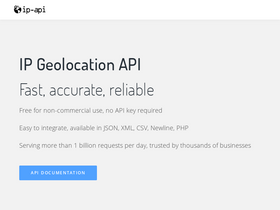 'ip-api.com' screenshot