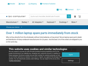 'ipc-computer.eu' screenshot