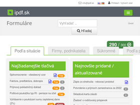 'ipdf.sk' screenshot