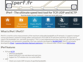 'iperf.fr' screenshot