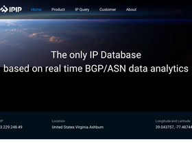 'ipip.net' screenshot