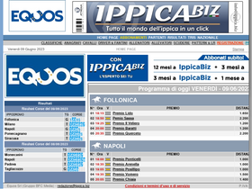 'ippica.biz' screenshot