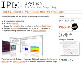 'ipython.org' screenshot