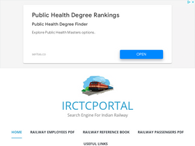 'irctcportal.in' screenshot